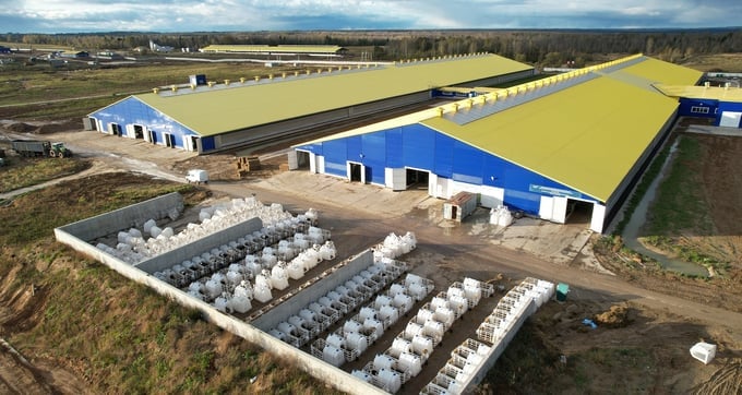 Factory and farm area of TH Group in Kaluga province, Russian Federation. Photo: THG.