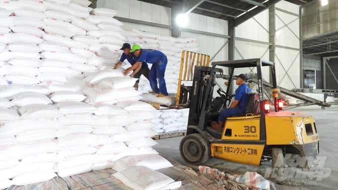 Ngành chế biến tinh bột sắn đặt mục tiêu xuất khẩu 2 tỷ USD vào năm 2028. Ảnh: Trần Trung.