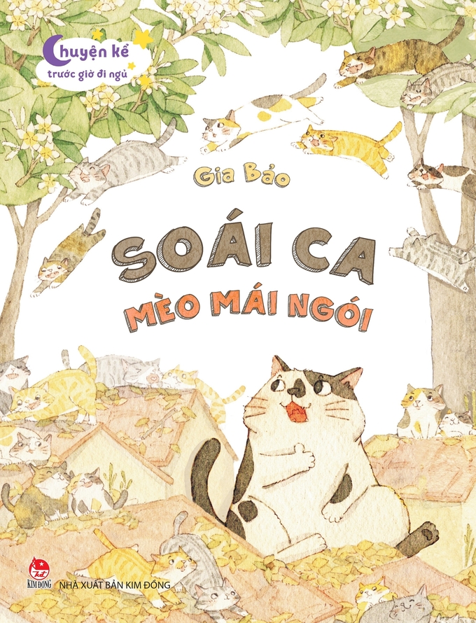 Tập truyện 'Soái ca Mèo Mái Ngói'.