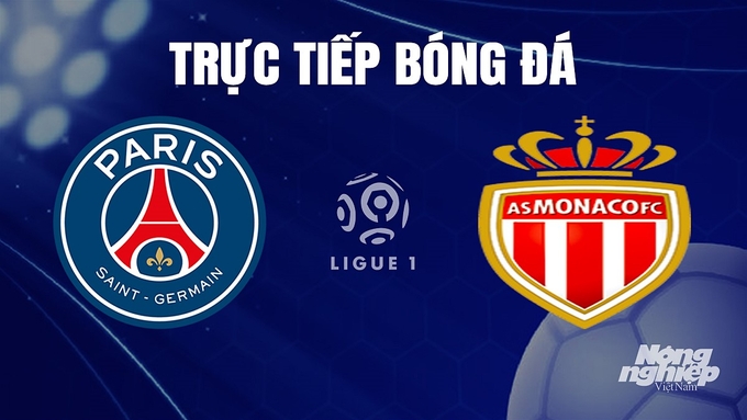 Trực tiếp bóng đá Ligue 1 (VĐQG Pháp) 2023/24 giữa PSG vs Monaco hôm nay 25/11/2023