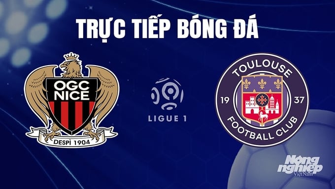 Trực tiếp bóng đá Ligue 1 (VĐQG Pháp) 2023/24 giữa Nice vs Toulouse hôm nay 26/11/2023