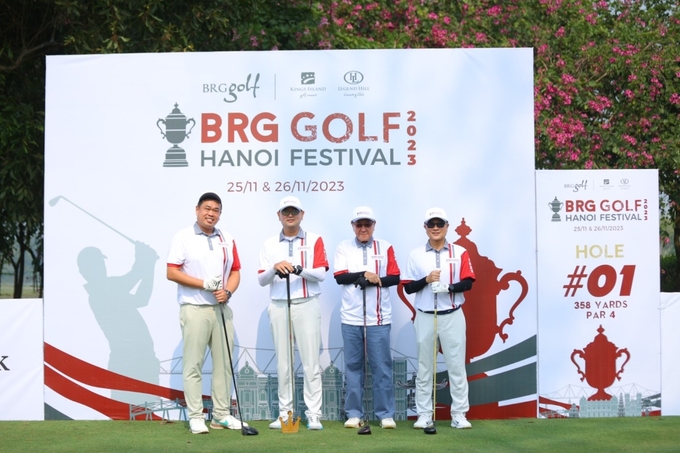 BRG Golf Hanoi Festival để lại nhiều ấn tượng sâu đậm với gôn thủ quốc tế. Ảnh: BRG.