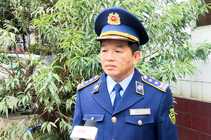 Ông Đặng Văn Ngọc, Cục trưởng Cục Quản lý Thị trường (QLTT) Lạng Sơn. Ảnh: Phạm Huy.