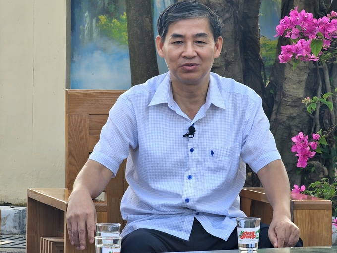 Ông Đỗ Hải Triều, Phó chánh Văn phòng Điều phối chương trình NTM tỉnh Vĩnh Phúc. Ảnh: Nam Khánh.