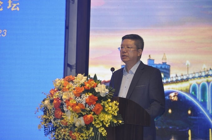 Mr. Le Thanh Hoa, Deputy Director of the Department of Quality Management, Processing, and Market Development under the Ministry of Agriculture and Rural Development. Photo: Nguyen Thanh.