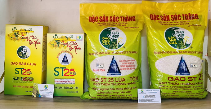 Ong Cua ST25 Rice won the top prize at the World's Best Rice Contest 2023.
