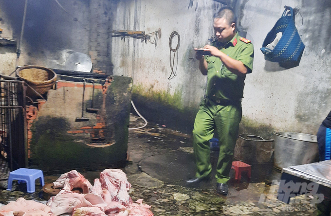 With the drastic intervention of forces, departments and branches, Dong Nai hopes to soon eliminate the situation of slaughterhouses illegally operating as it has been for many years. Photo: Le Binh.