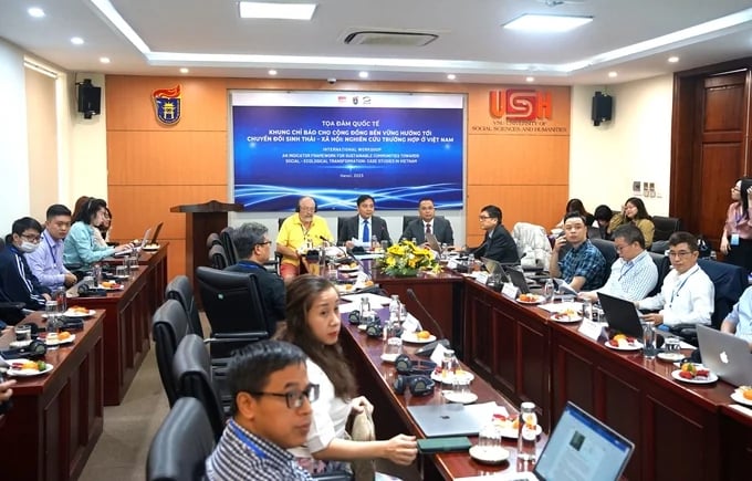International workshop 'An indicator framework for sustainable communities towards socio-ecological transformation: Case studies in Vietnam'.