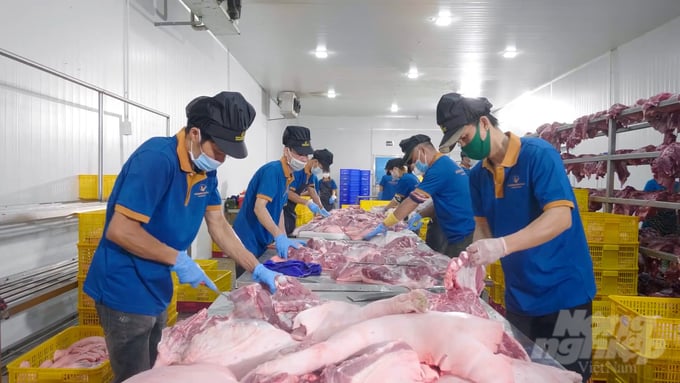 Establishing modern and concentrated slaughterhouses helps Dong Nai open up new and more promising directions for development. Photo: Le Binh.