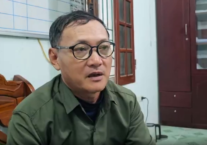 Cán bộ Phạm Văn Định, người được giao phụ trách nuôi trồng thủy sản trên địa bàn phường Hải Thanh. Ảnh: Quốc Toản.