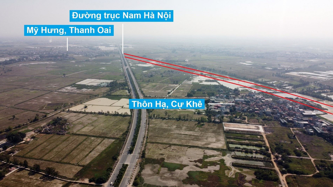 Dự án Vành đai 4 - Vùng Thủ đô đi qua huyện Thanh Oai.