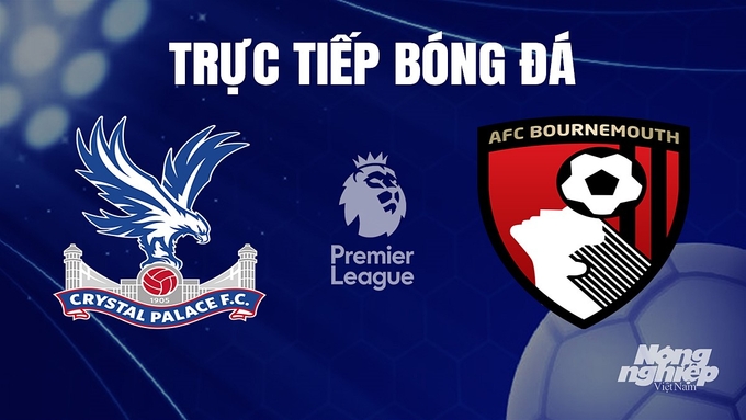 Trực tiếp bóng đá Ngoại hạng Anh giữa Crystal Palace vs Bournemouth hôm nay 7/12/2023