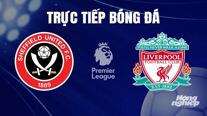 Trực tiếp bóng đá Ngoại hạng Anh giữa Sheffield United vs Liverpool hôm nay 7/12/2023