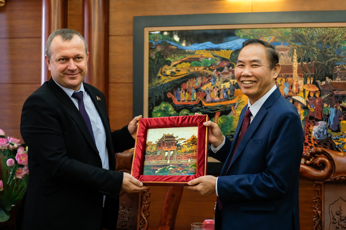 The Ministry of Agriculture of Vietnam and Belarus plans to organize inter-governmental meetings to connect the businesses of the two countries in 2024. Photo: Quynh Chi.