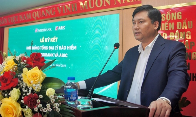 Ông Phạm Toàn Vượng, Tổng giám đốc Agribank. Ảnh: Bảo hiểm Agribank.