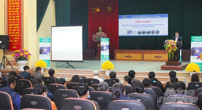 The project summary conference had the participation of many state management agencies, businesses, cooperatives, and production households. Photo: Trung Quan.