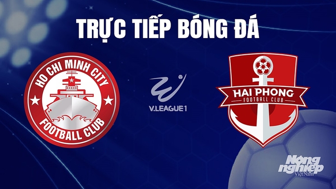 Trực tiếp bóng đá V-League 2023 giữa TP.HCM vs Hải Phòng hôm nay 9/12/2023