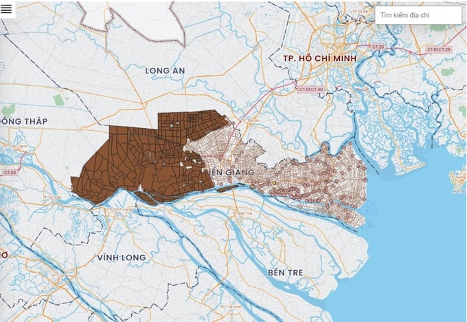 Ứng dụng công cụ bản đồ dự báo xâm nhập mặn CS-MAP.