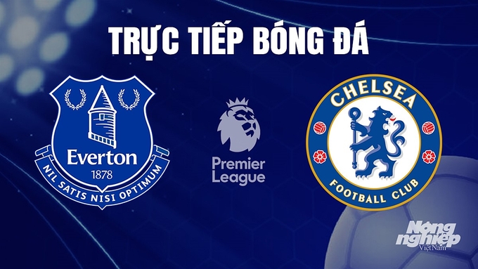 Trực tiếp bóng đá Ngoại hạng Anh giữa Everton vs Chelsea hôm nay 10/12/2023