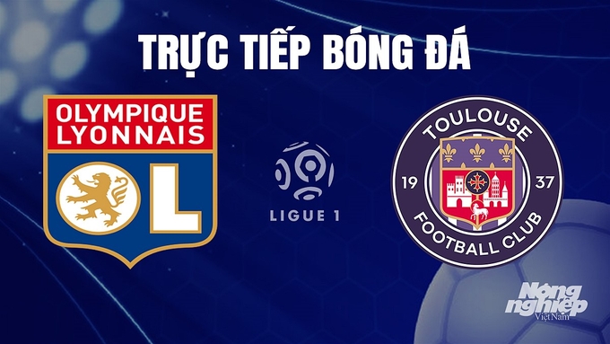 Trực tiếp bóng đá Ligue 1 (VĐQG Pháp) 2023/24 giữa Lyon vs Toulouse hôm nay 10/12/2023