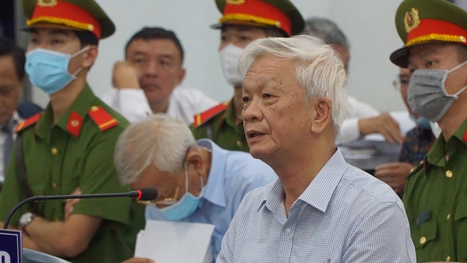 Ông Nguyễn Chiến Thắng, cựu Chủ tịch Khánh Hòa tại phiên tòa. Ảnh: Thế Quang