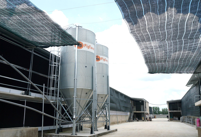 Một trang trại chăn nuôi hiện đại của HTX Nông nghiệp công nghệ cao Long Thành Phát (huyện Long Thành, Đồng Nai). Ảnh: Lê Bình.