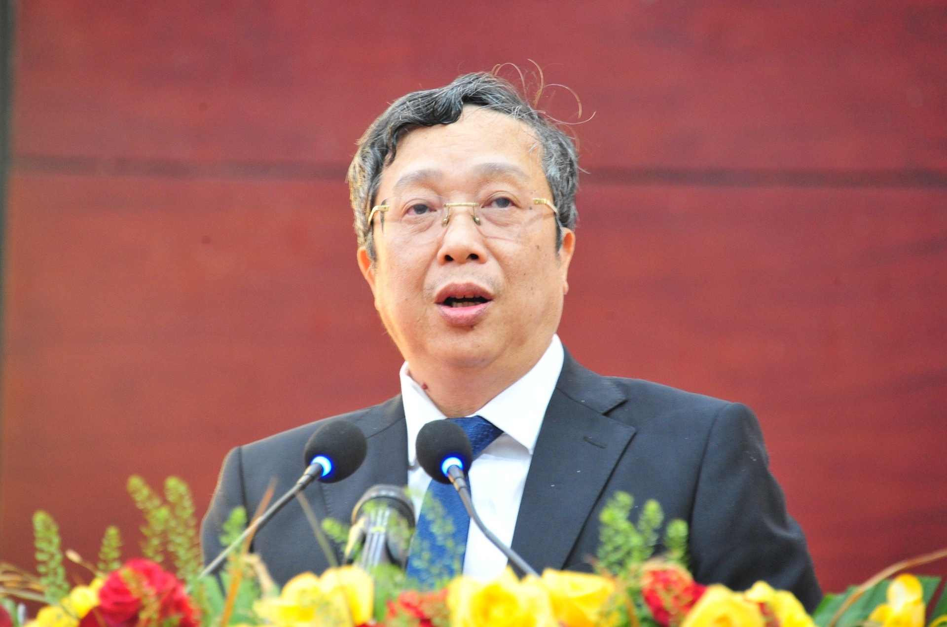 Thứ trưởng Bộ NN-PTNT Hoàng Trung khẳng định hội thảo là sự kiện quan trọng trong khuôn khổ Festival Quốc tế ngành hàng lúa gạo Việt Nam - Hậu Giang 2023.
