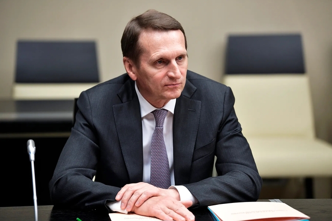 Giám đốc Cơ quan Tình báo Đối ngoại Nga (SVR) Sergey Naryshkin. Ảnh: Sputnik.