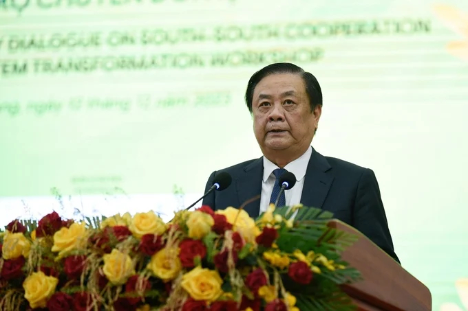 Minister Le Minh Hoan: 'Vietnam is always ready and committed to expanding South-South Cooperation.'