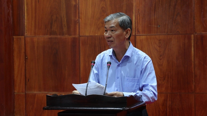 Giám đốc Sở NN-PTNT Tiền Giang Nguyễn Văn Mẫn. Ảnh: Trần Phi.
