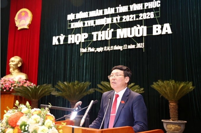 Chủ tịch UBND tỉnh Vĩnh Phúc Lê Duy Thành có hơn 52% số phiếu tín nhiệm thấp. Ảnh: GDTĐ.