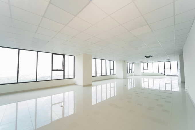 Văn phòng có không gian thoáng, tầm nhìn bao quát giúp tăng năng lượng trong công việc