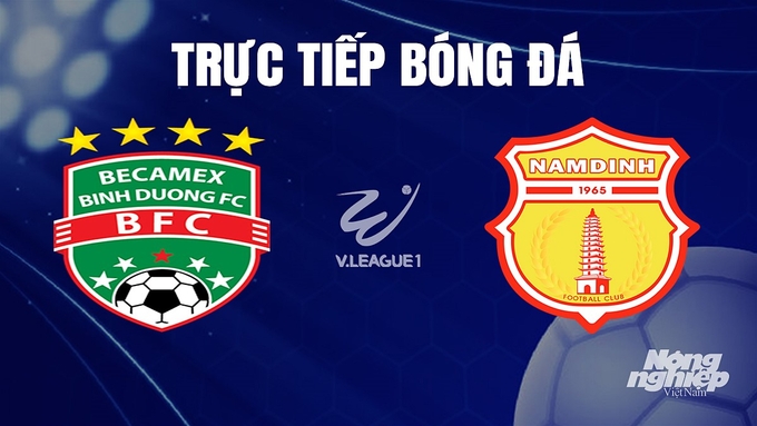 Trực tiếp bóng đá V-League 2023 giữa Bình Dương vs Nam Định hôm nay 16/12/2023
