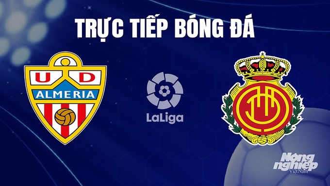 Trực tiếp bóng đá La Liga 2023/24 giữa Almeria vs Mallorca hôm nay 17/12/2023