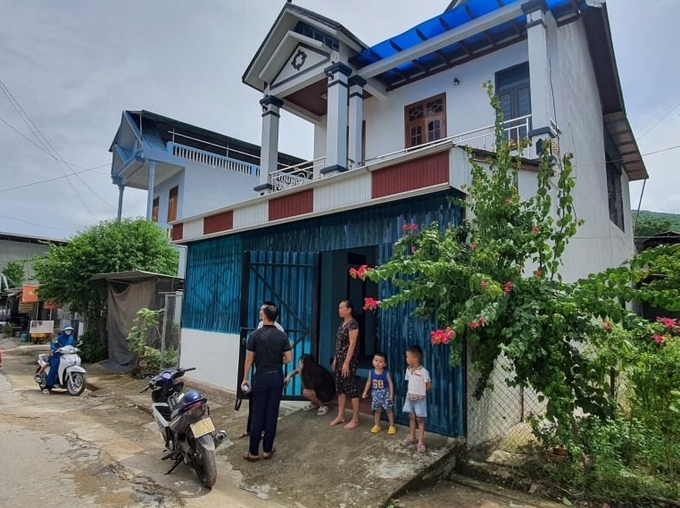 Nhiều căn nhà hai tầng được mọc lên tại xã Quang Chiểu.