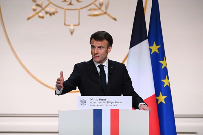 Tổng thống Pháp Emmanuel Macron. Ảnh: Reuters.