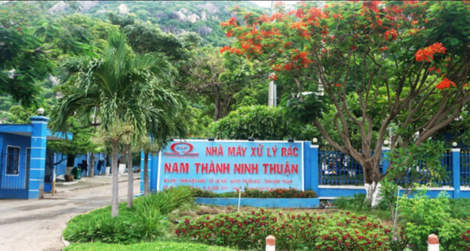 Nhà máy xử lý rác thải của Công ty Nam Thành Ninh Thuận được xây dựng gồm 6 phân xưởng, công suất mỗi ngày khoảng 400 tấn. Ảnh: PC.