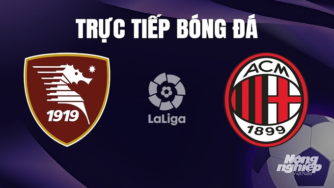 Trực tiếp bóng đá Serie A 2023/24 giữa Salernitana vs AC Milan hôm nay 23/12/2023