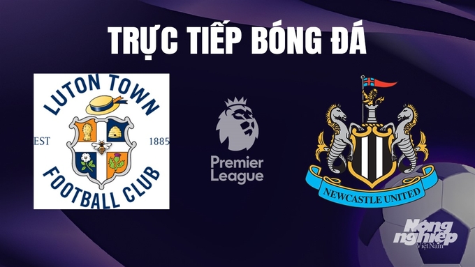 Trực tiếp bóng đá Ngoại hạng Anh giữa Luton Town vs Newcastle United hôm nay 23/12/2023