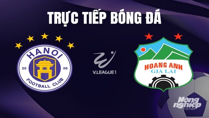Trực tiếp bóng đá V-League 2023 giữa HAGL vs Hà Nội hôm nay 27/12/2023