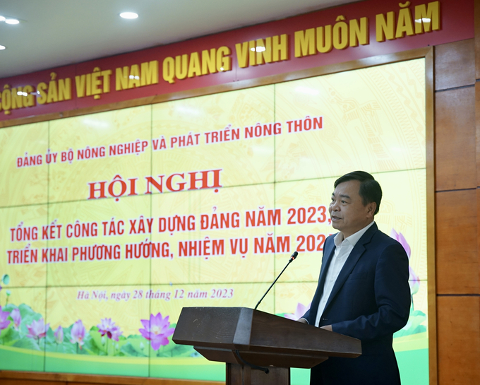 Đồng chí Nguyễn Hoàng Hiệp, Phó Bí thư Ban Cán sự Đảng, Bí thư Đảng ủy Bộ, Thứ trưởng Bộ NN-PTNT đánh giá Hội nghị đã diễn ra hiệu quả và có trọng tâm hơn. 