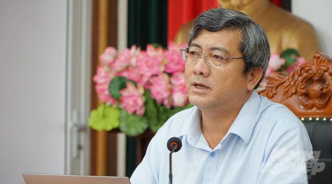 TS Trần Minh Hải, Phó hiệu trưởng Trường Chính sách công và PTNT. Ảnh: Lê Bình.