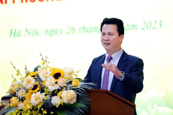 Bộ trưởng Bộ TN-MT Đặng Quốc Khánh: 'Khối lượng công việc kiểm soát ô nhiễm môi trường là rất lớn'. Ảnh: Đ.Trung.