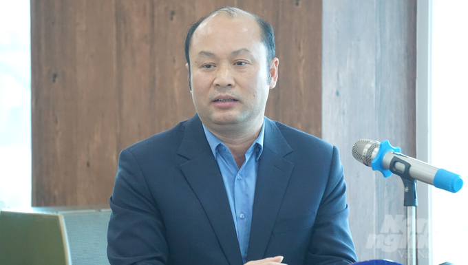Ông Cao Văn Cường, Giám đốc Sở NN-PTNT Thanh Hóa chỉ đạo hội nghị. Ảnh: Quốc Toản.