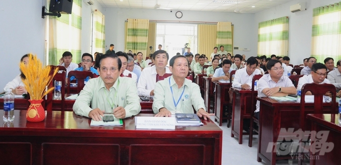 Trung tâm Khuyến nông Kiên Giang tổ chức hội nghị tổng kết công tác khuyến nông năm 2023 và triển khai phương hướng nhiệm vụ năm 2024. Ảnh: Trung Chánh.
