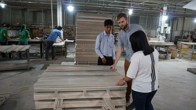 The United States is Vietnam's largest wood export market.