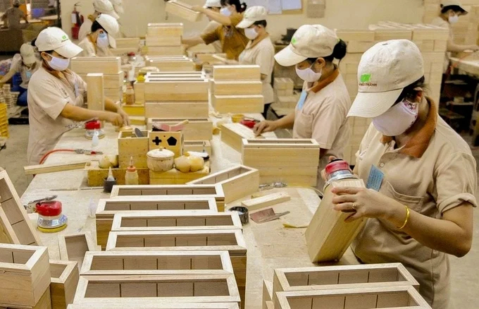 In 2023, Vietnam's export of wood and wood products is projected to reach approximately USD 13.4 billion. 