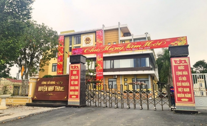 Trụ sở UBND huyện Như Thanh (Thanh Hóa).