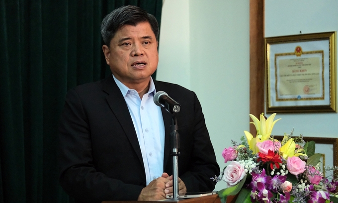Thứ trưởng Trần Thanh Nam nêu một số nhiệm vụ trọng tâm năm 2024 cho Cục Chất lượng - Chế biến và Phát triển thị trường. Ảnh: Bảo Thắng.