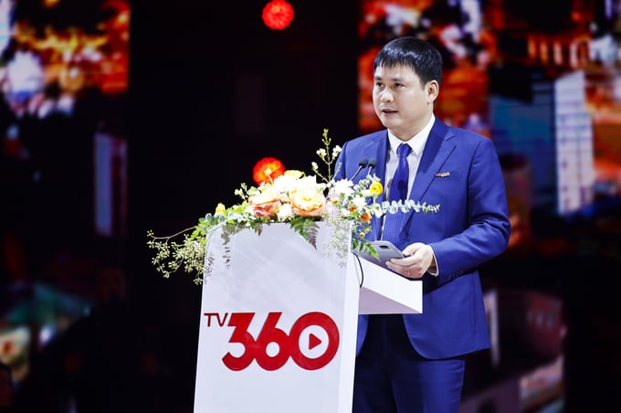 Ông Cao Anh Sơn, Tổng giám đốc Viettel Telecom, tại sự kiện công bố bản quyền Euro 2024.